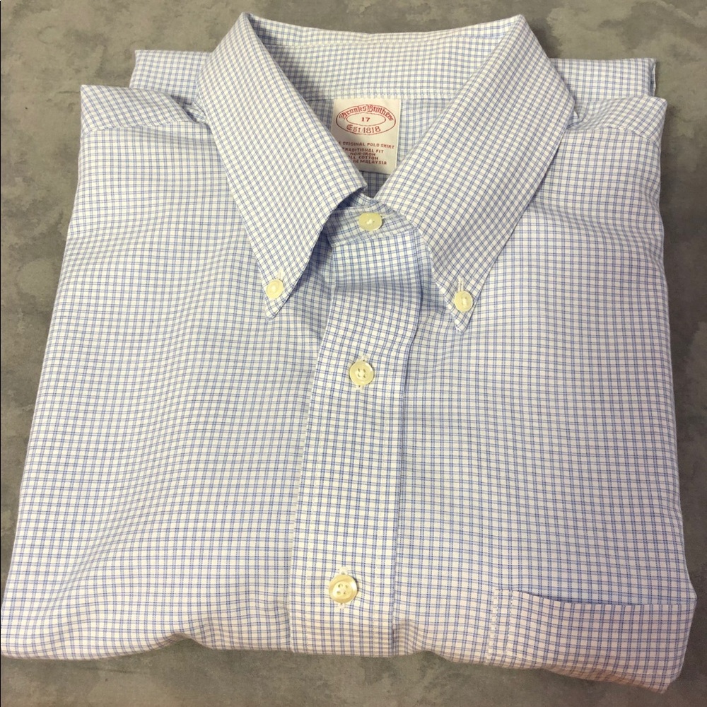 NWOT Brooks Brothers Gingham SS 17